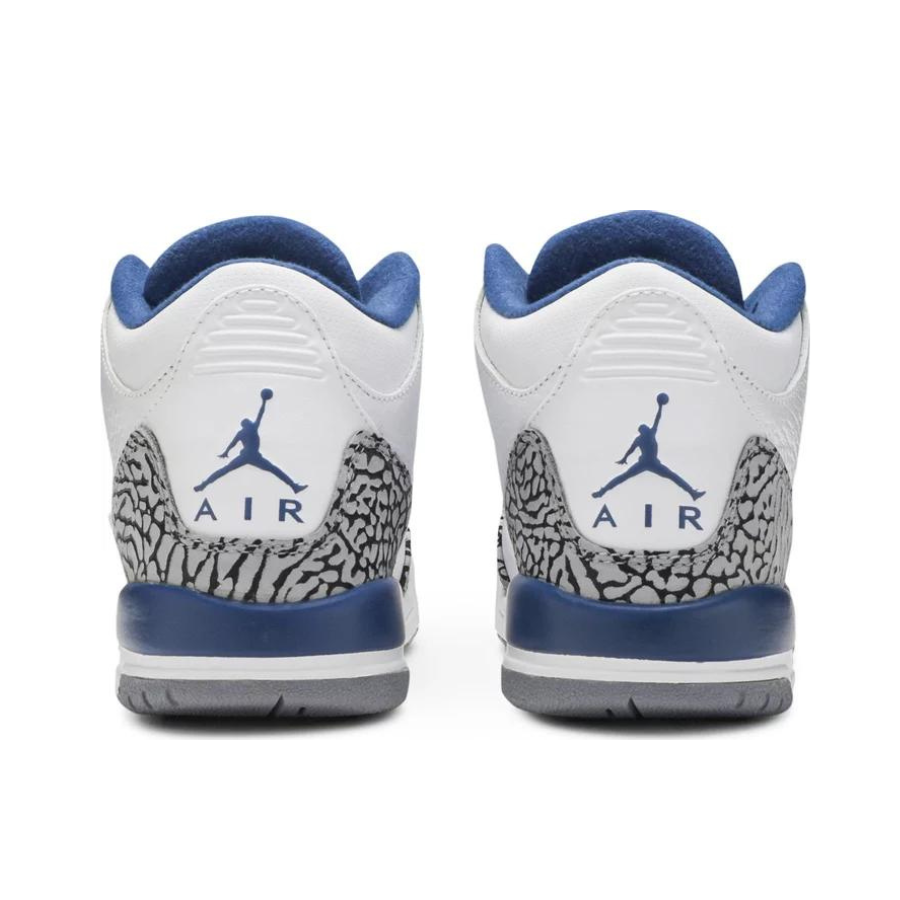 Air Jordan 3 GS Retro True Blue White Varsity Red