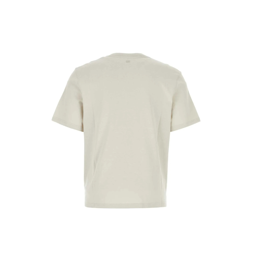 Ami Alexandre Mattiussi Chalk Cotton T-Shirt