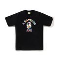 A Bathing Ape Art Camo College Tee Black