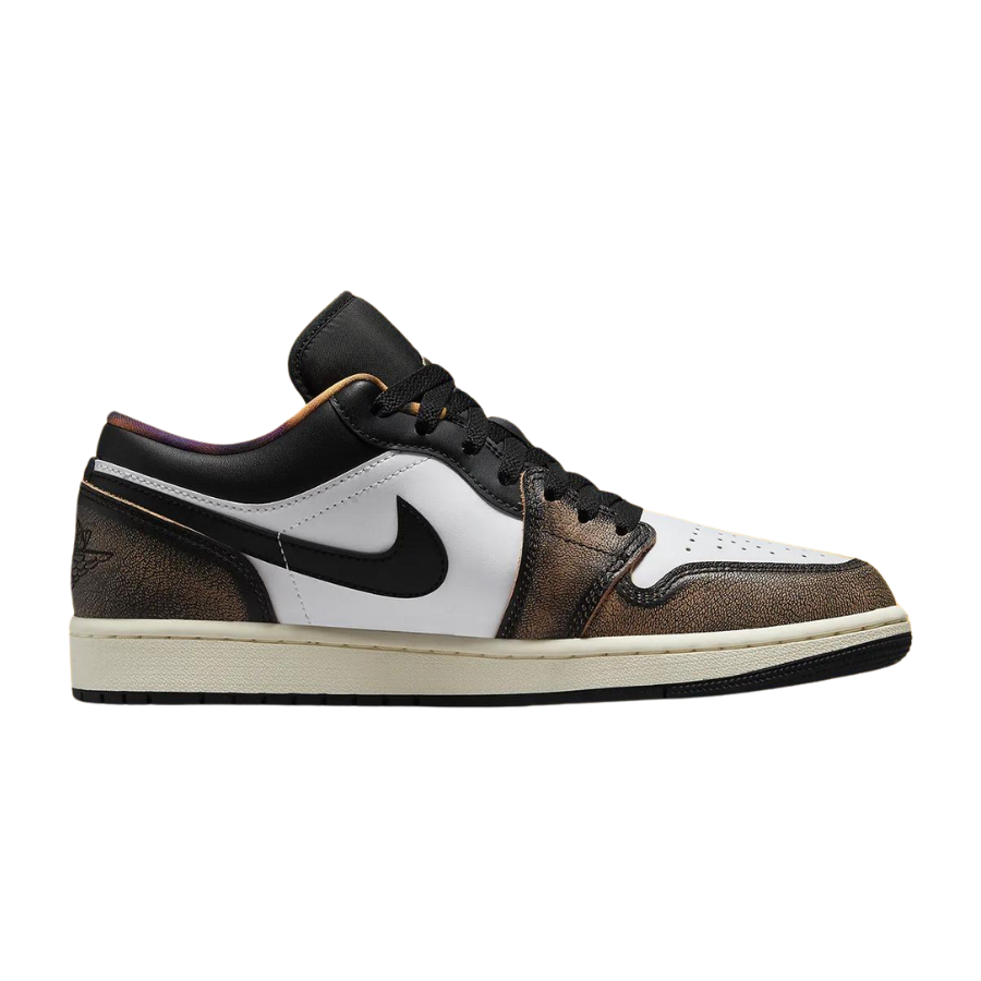 Air Jordan 1 Low SE Wear Away Yellow Black White Onyx Sail