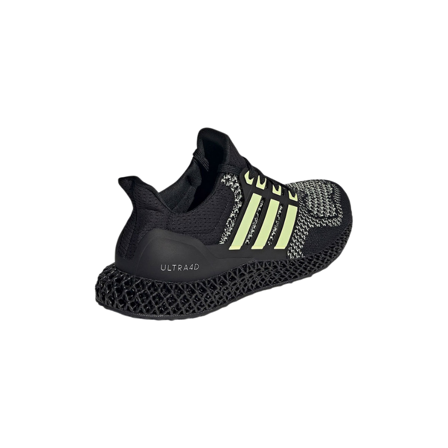 Adidas Ultra 4D Black Almost Lime Core Black Silver Metallic