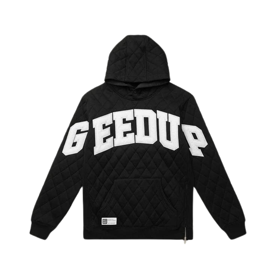 Geed Up Team Logo Hoodie Black White