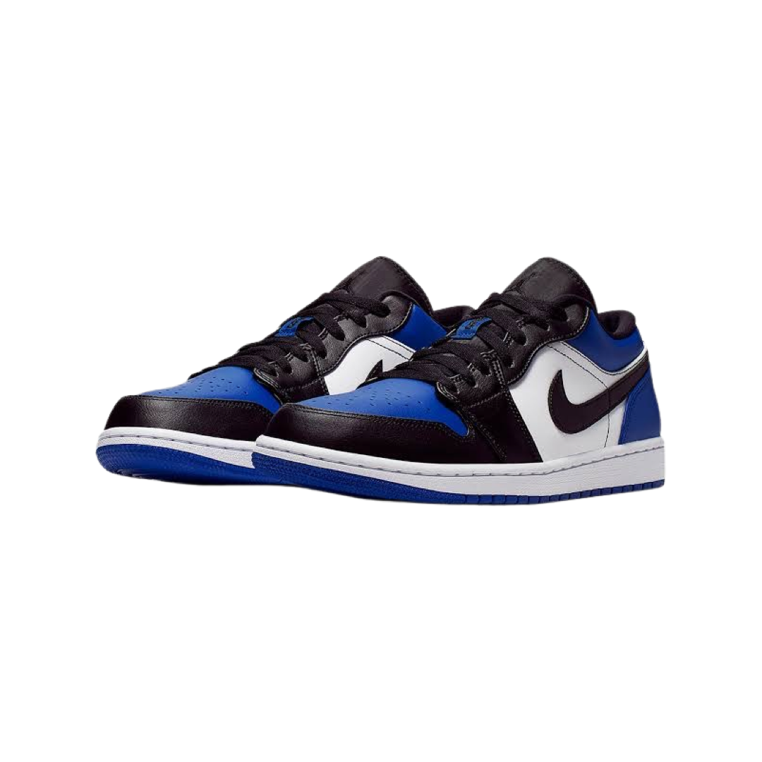 Air Jordan 1 Low Royal Toe Sport Royal White Black SoleMate Sneakers