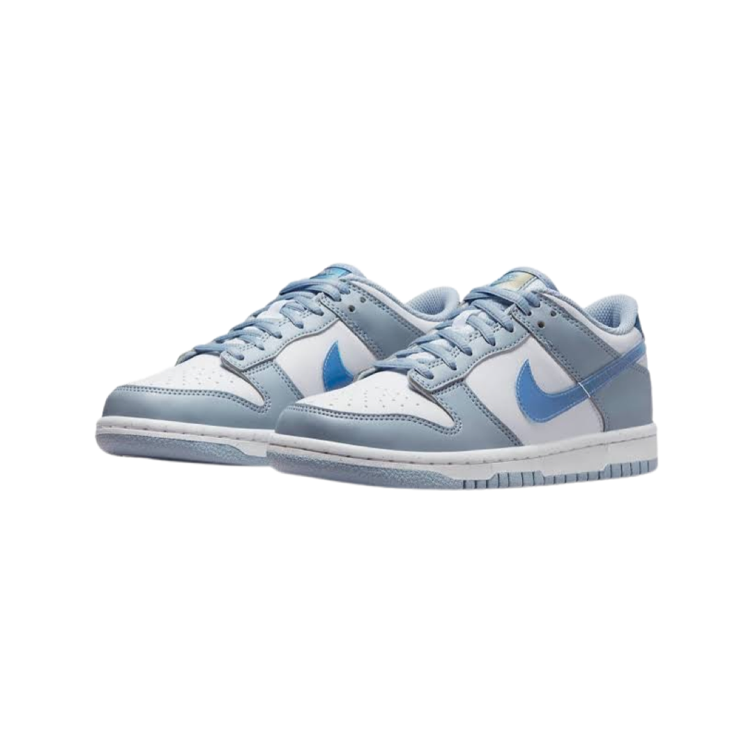 Nike Dunk Low (GS) Next Nature Blue Whisper Hyper Royal Green Abyss White