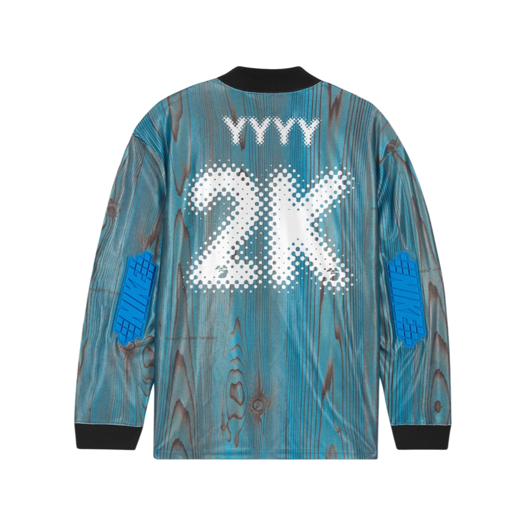 Off-White x Nike 001 Soccer Jersey "Imperial Blue"