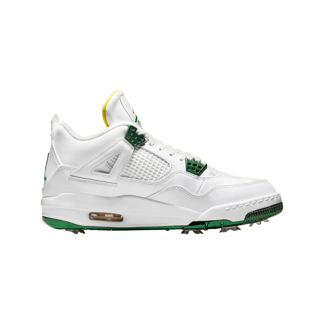 Air Jordan 4 Retro Golf Master Tournament White Metallic Green