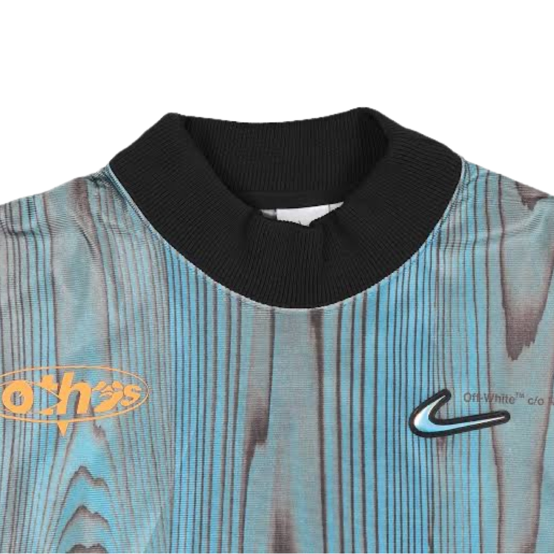 Off-White x Nike 001 Soccer Jersey "Imperial Blue"