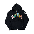 New Era New York Yankees MLB Multi Colour Letters Black Hoodie