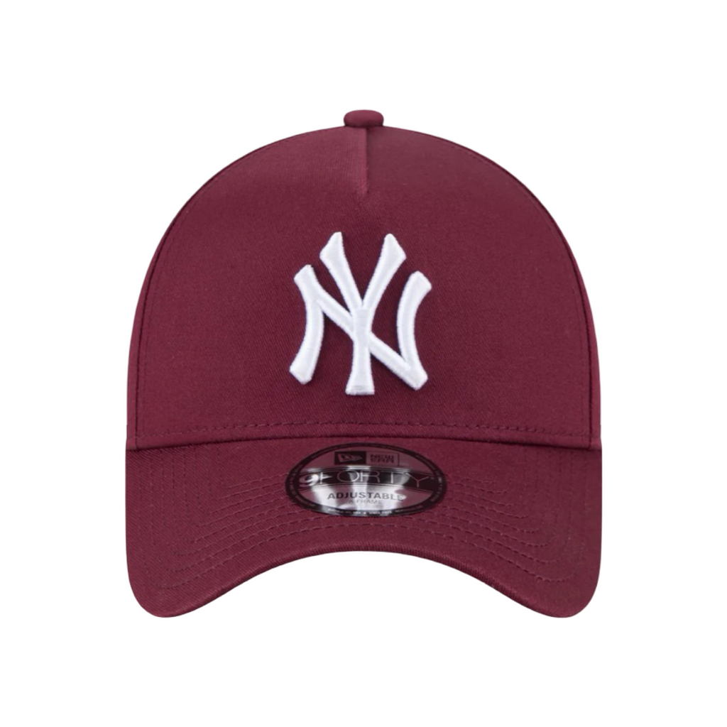 New Era 940 A-Frame Autumn Mix New York Yankees Burgundy Snapback Cap
