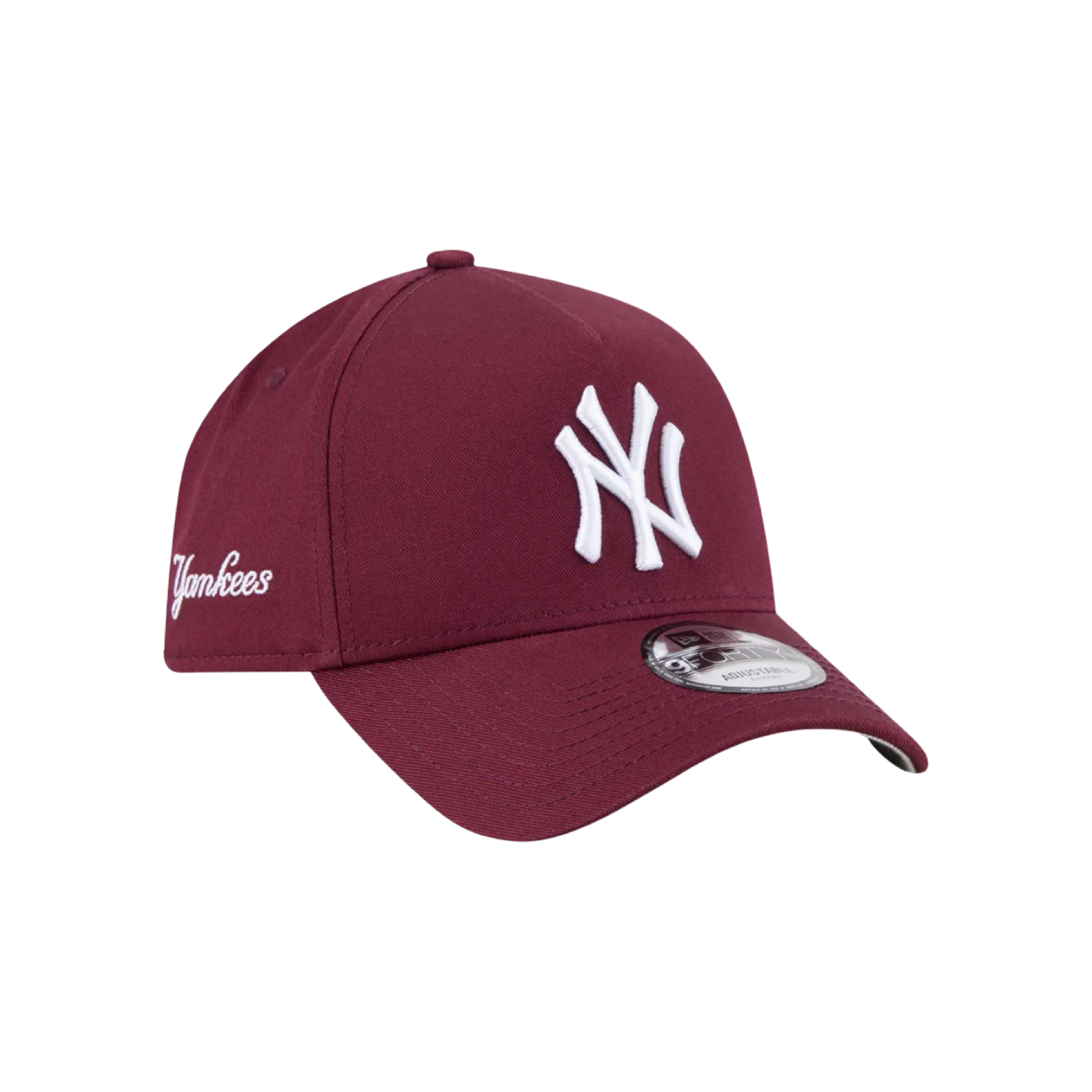 New Era 940 A-Frame Autumn Mix New York Yankees Burgundy Snapback Cap