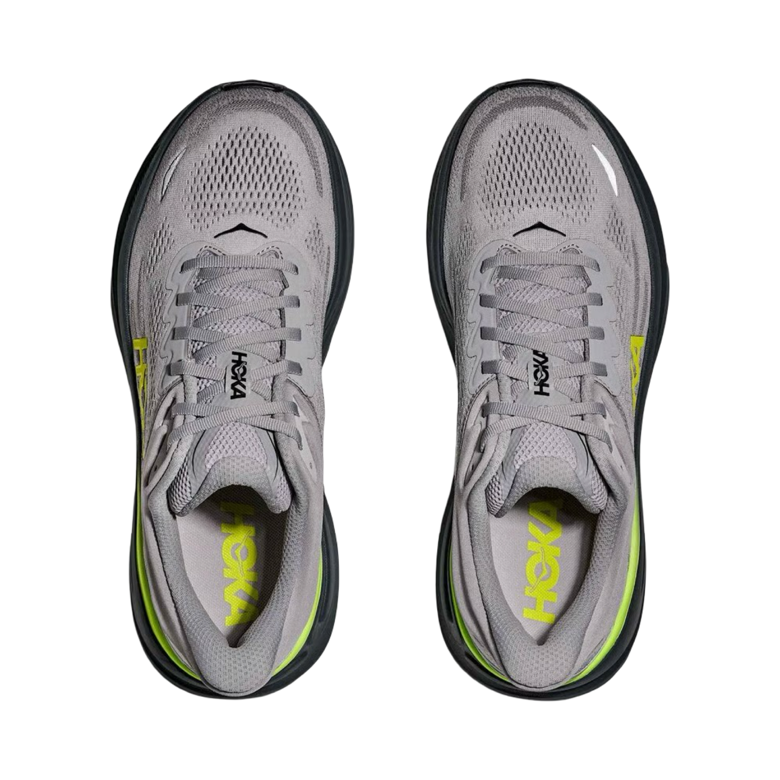 Men's Hoka Bondi 9 D Width Stardust Grey Outer Orbit