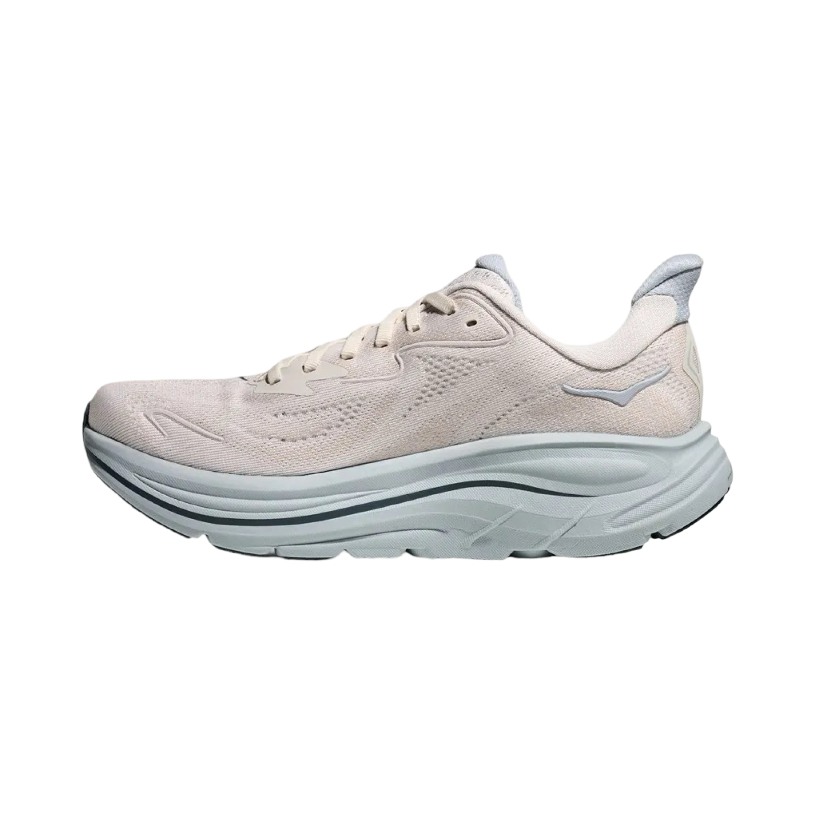 Women's Hoka Clifton 10 B Width Grout Mineral Blue