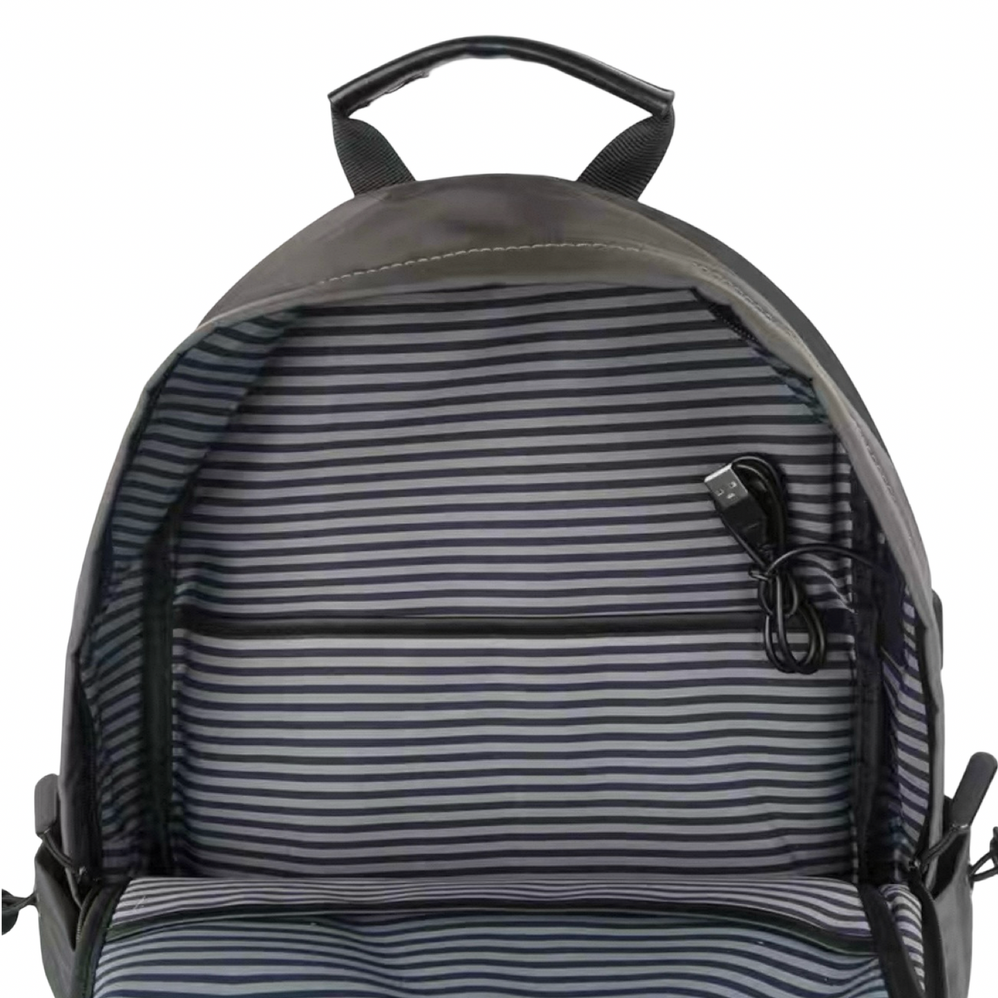 Waterproof Smart Charge Travel Backpack Black