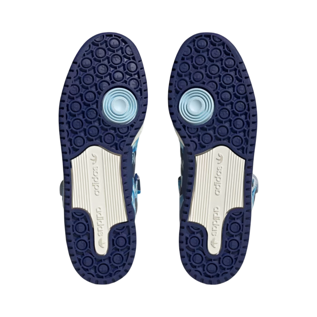 Adidas Forum 84 Low Bape 30th Anniversary Blue Camo Cloud White Core White Metallic Gold