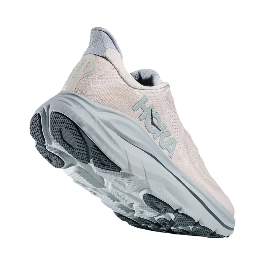 Women's Hoka Clifton 10 B Width Grout Mineral Blue