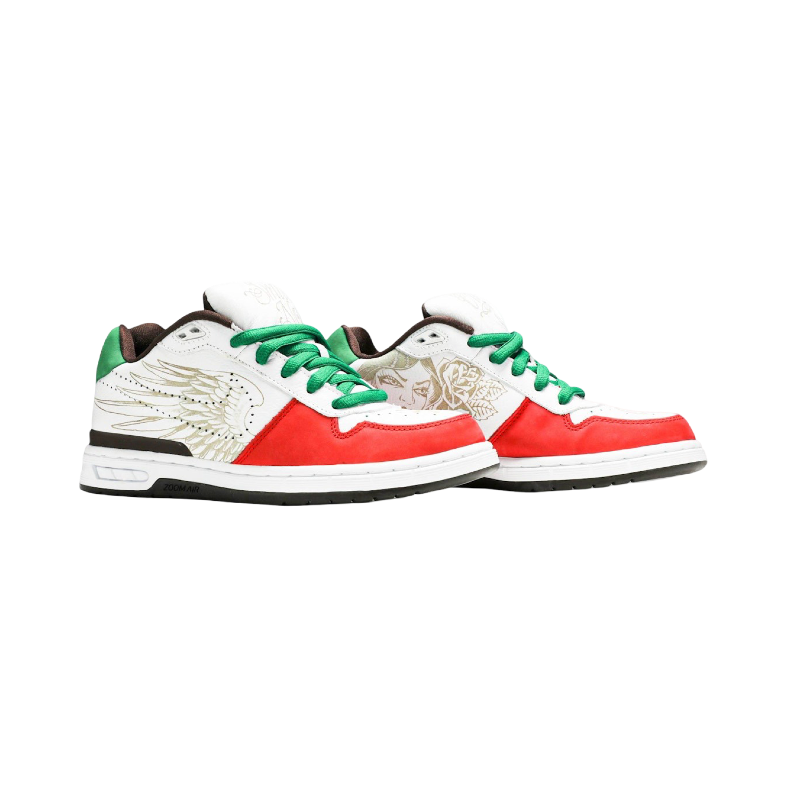 Nike Paul Rodriguez Zoom Air Elite White Sport Red