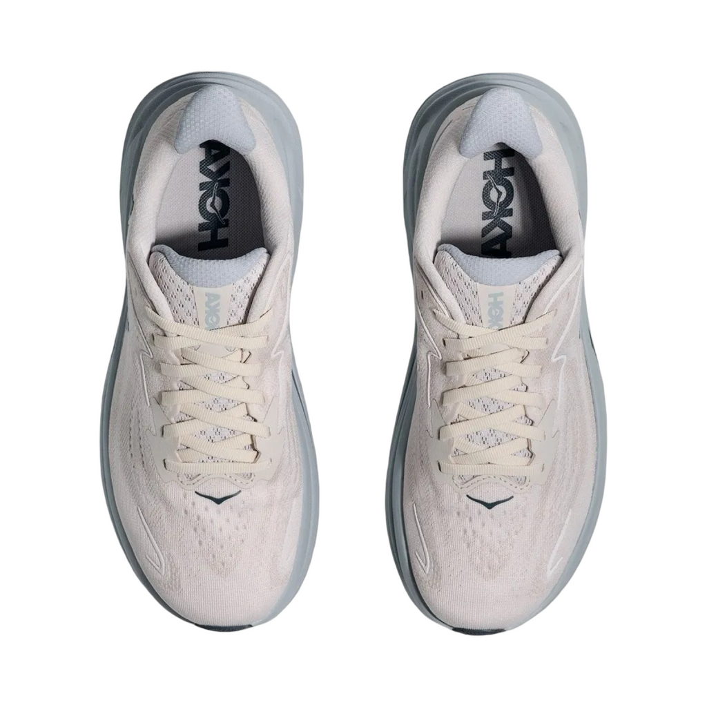 Women's Hoka Clifton 10 B Width Grout Mineral Blue