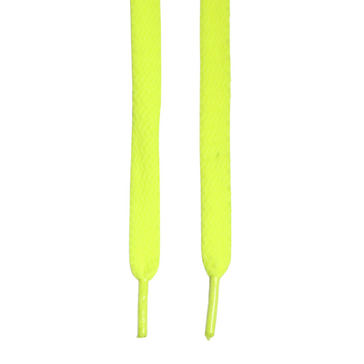 Solemate Laces Thick Flat Fluro Yellow 125cm