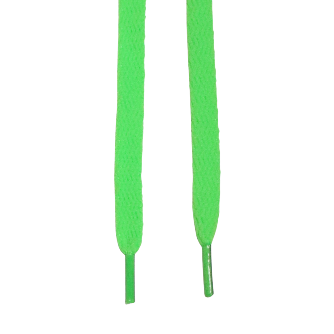 Solemate Laces Standard Flat Lime Green