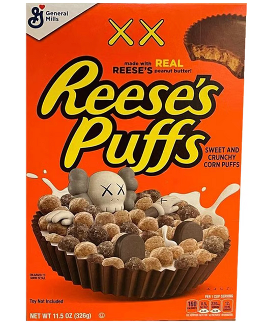 Reese's Puffs x Kaws Cereal
