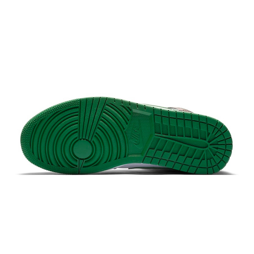 Air Jordan 1 Mid Green Toe