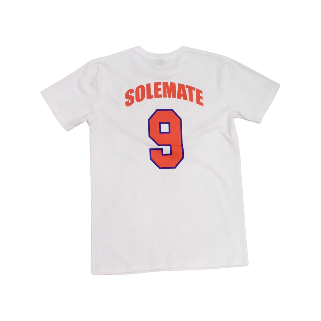 Solemate 9th Anniversary Tee White Red Blue