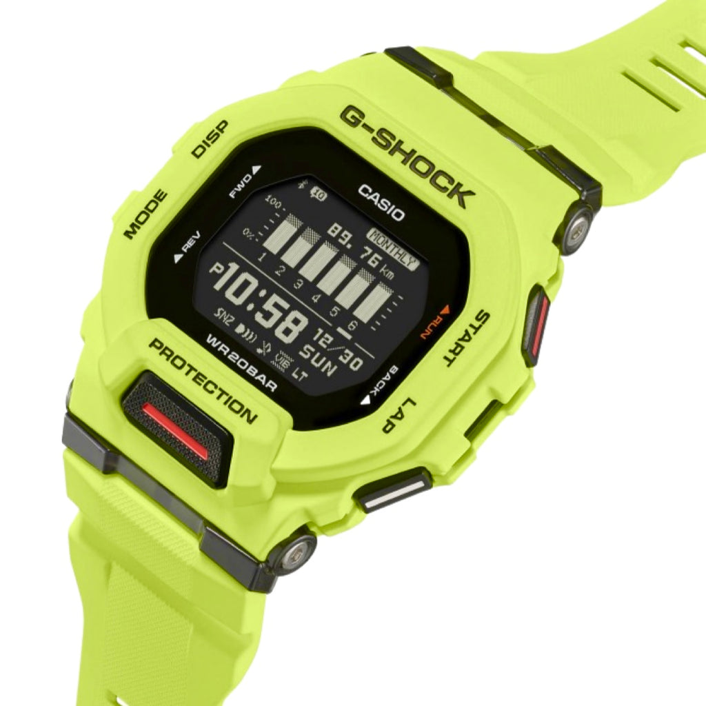 G-Shock G-Squad GBD200-9D Neon Yellow Sports Watch