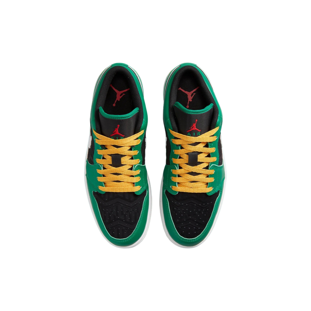 Air Jordan 1 Low SE Holiday Special Christmas Malachite Black Taxi Fire Red