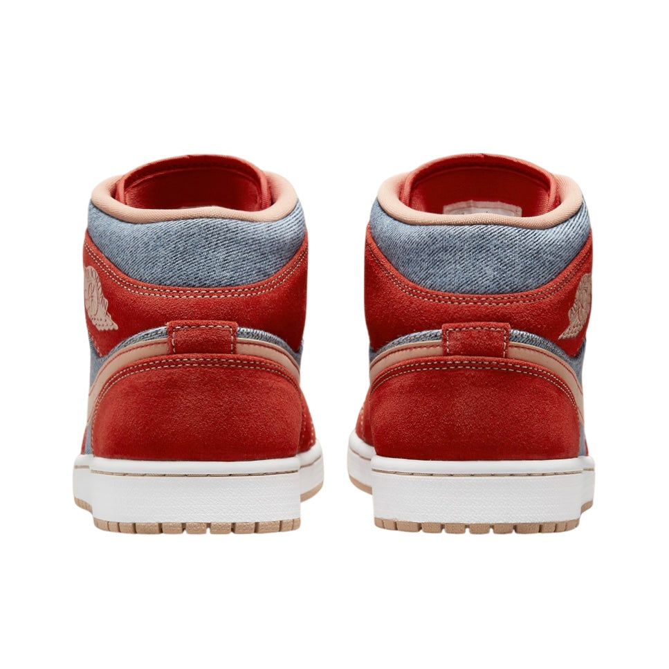 Air Jordan 1 Mid SE Denim Red