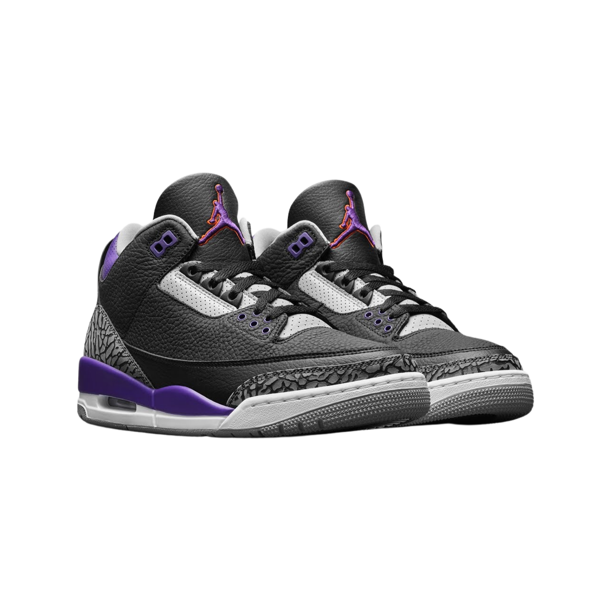 Air Jordan Retro Black Court Purple Cement – SoleMate Sneakers