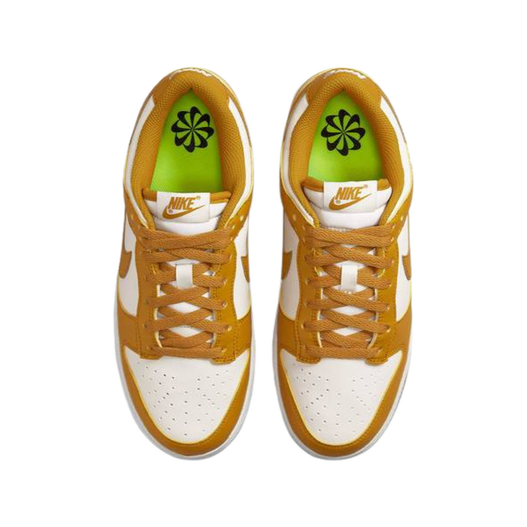 Women's Nike Dunk Low Next Nature Phantom Gold Suede White Volt
