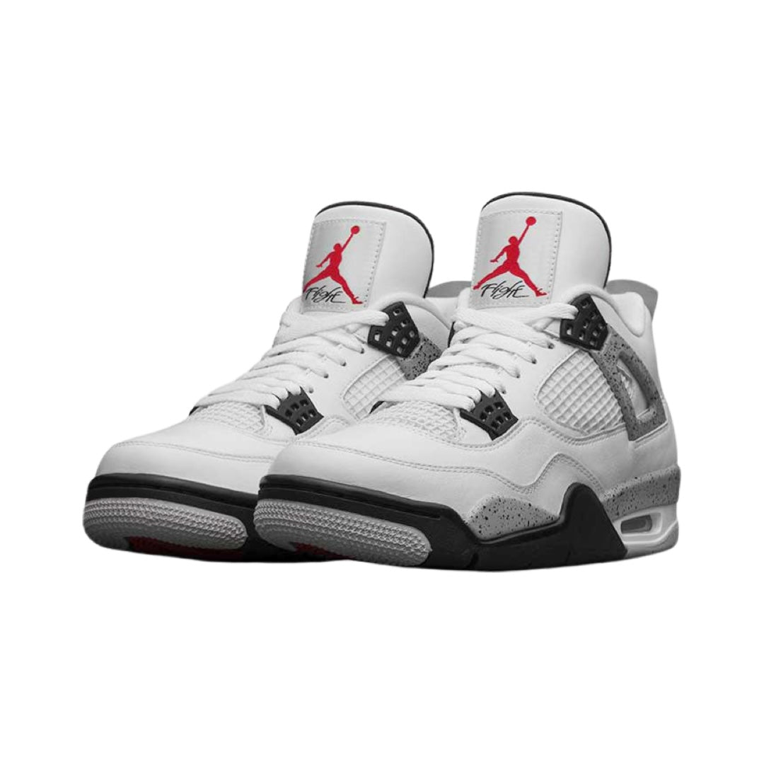 Air Jordan 4 Retro OG "White Cement" 2016 White Fire Red Tech Grey Black