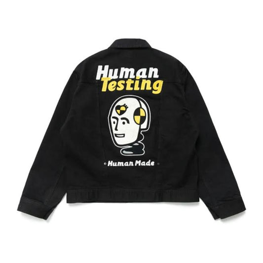 Human Made Human Testing Denim Jacket Black