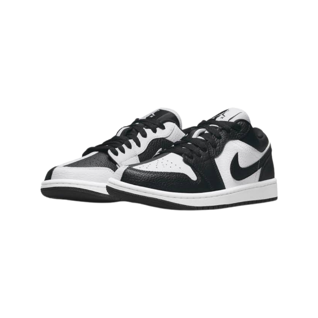 Women's Air Jordan 1 Low Homage White Black White – SoleMate Women's Air Jordan 1 Low Homage White Black White – SoleMate