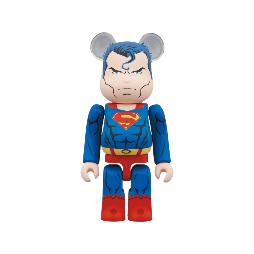 Bearbrick 100% & 400% Set Superman Hush version