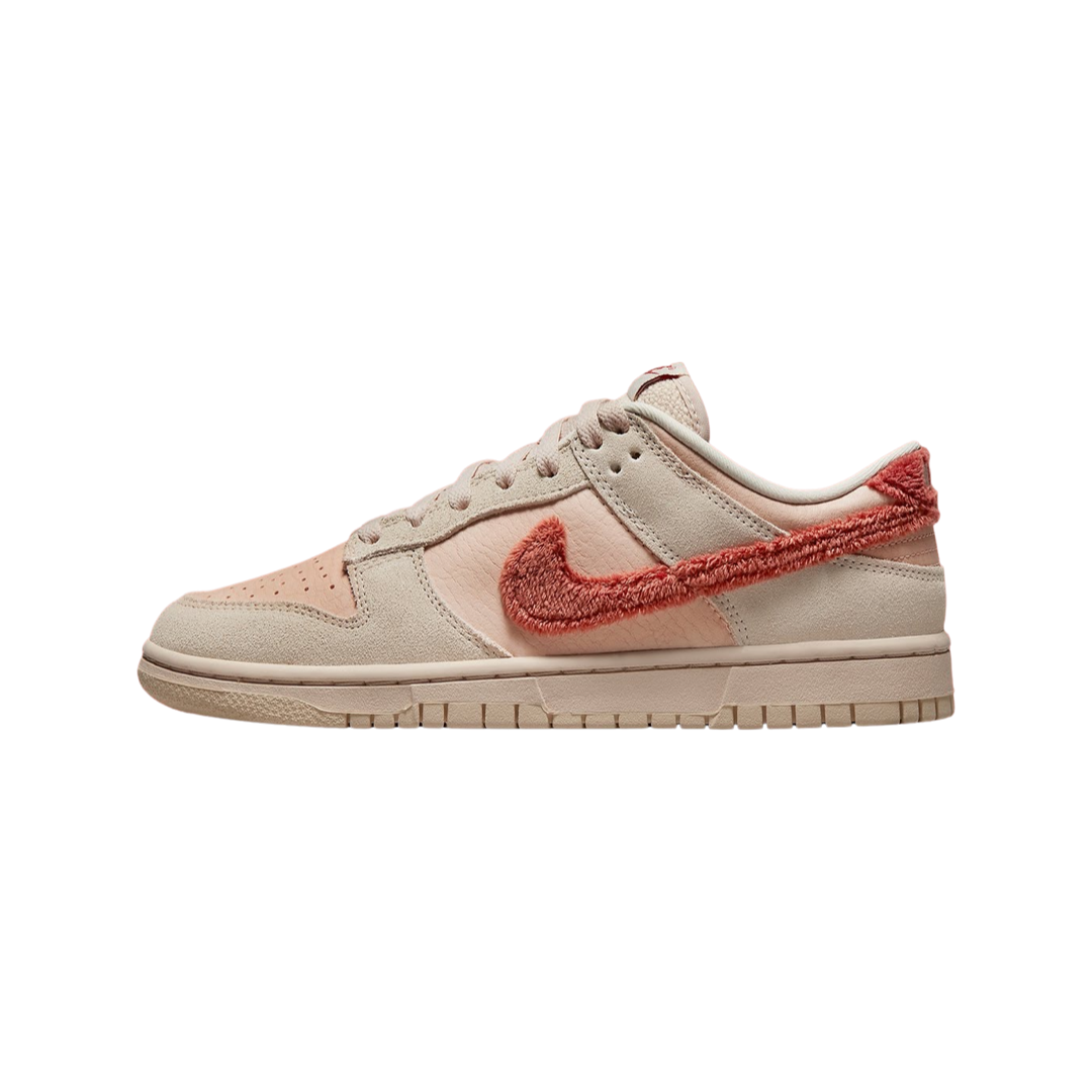 Nike Women's Dunk Low Terry Swoosh Shimmer Mars Stone Sanddrift DZ4706-200