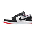Air Jordan 1 Low Quai 54 White Black University Red