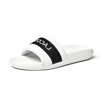 Lacoste 0721 Croco Slides CMA White Black