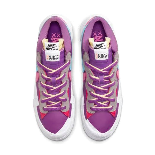 KAWS x Nike x Sacai Blazer Low Purple Dusk Lagoon Pulse White