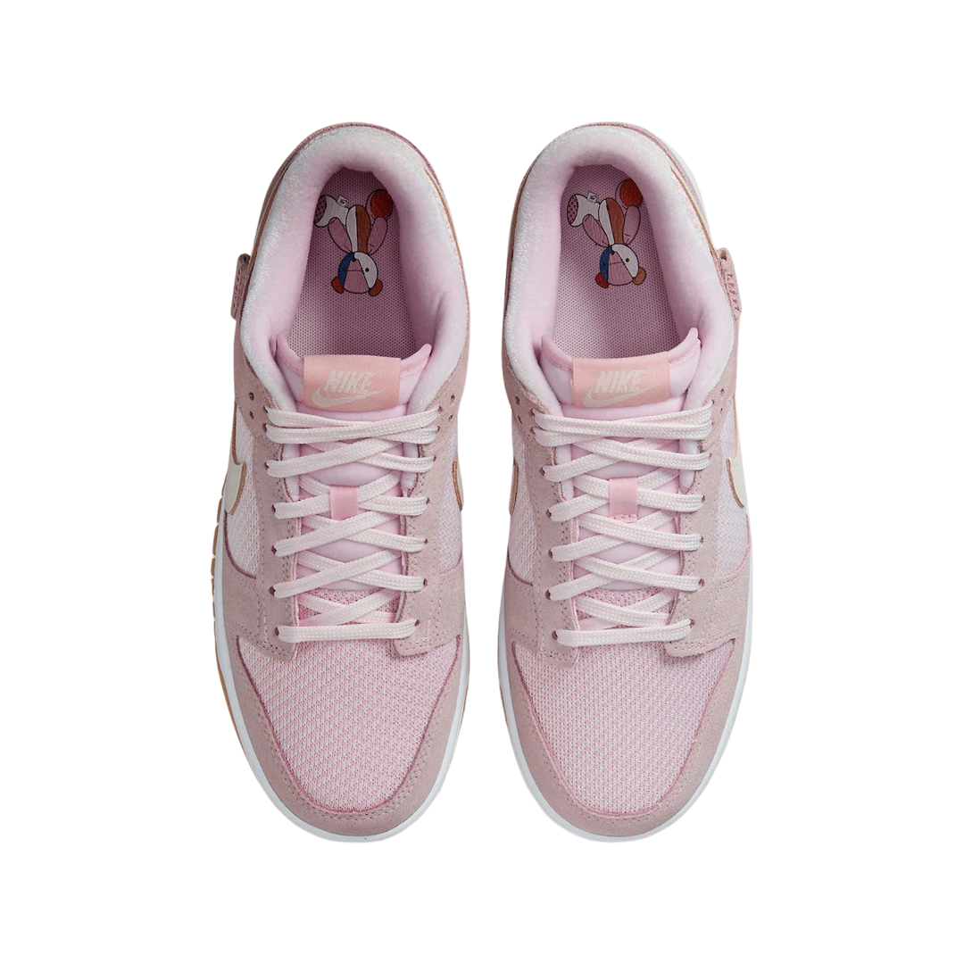 Women's Nike Dunk Low Pink Teddy Bear Light Soft Pink Pink Foam Medium Pink