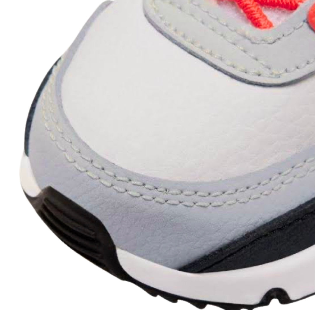 Toddler Air Max 90 Toggle Infrared White Cool Grey Neutral Grey