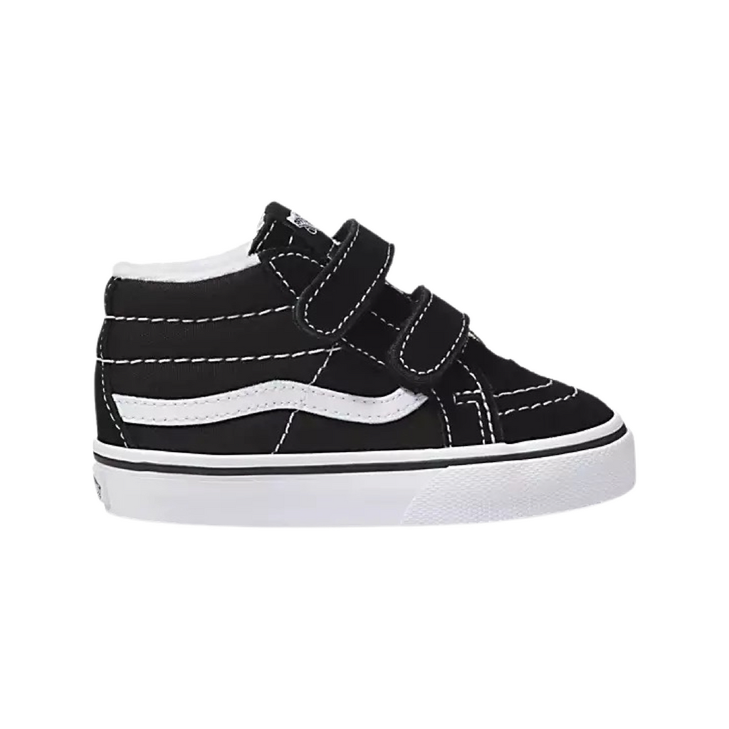 Toddler SK8 Mid Reissue V Black White by Vans