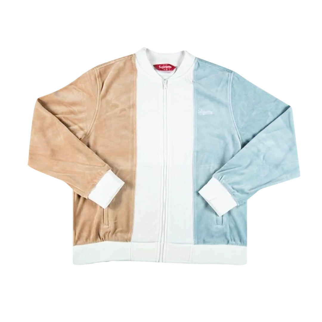 Supreme velour cheap zip up