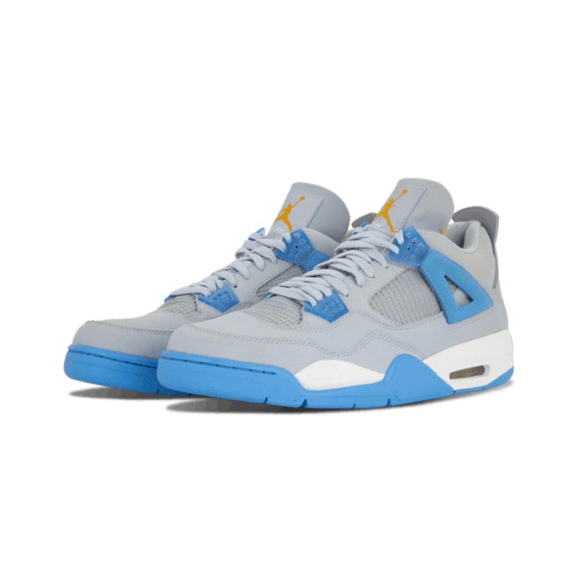 Air Jordan 4 Retro 2006 Mist Blue University Blue Gold Leaf White