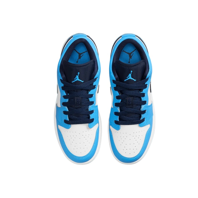 Air Jordan Low GS UNC University Blue White 2021 – SoleMate Sneakers