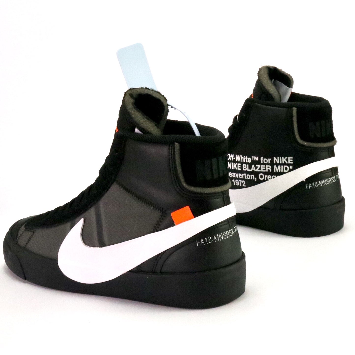 Nike x Off White Blazer Mid Black White Cone Black