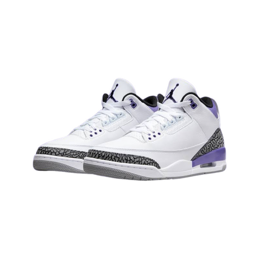 Air Jordan 3 Retro Dark Iris Purple White