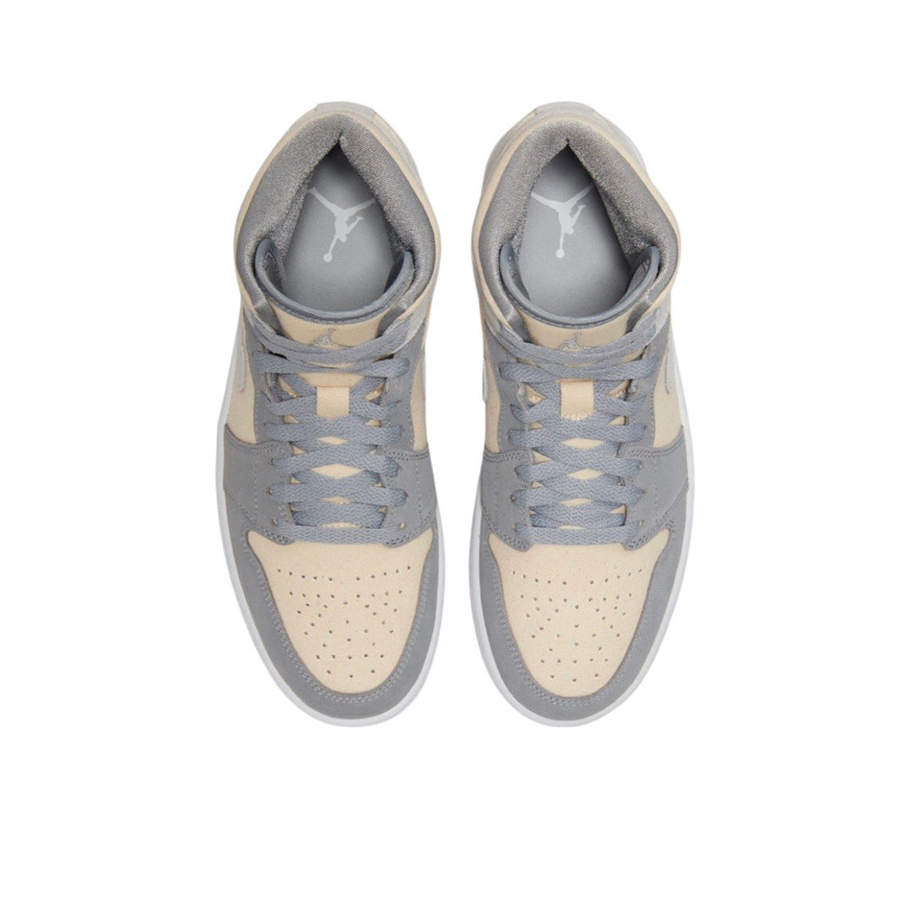 Air Jordan 1 Mid Coconut Milk Suede