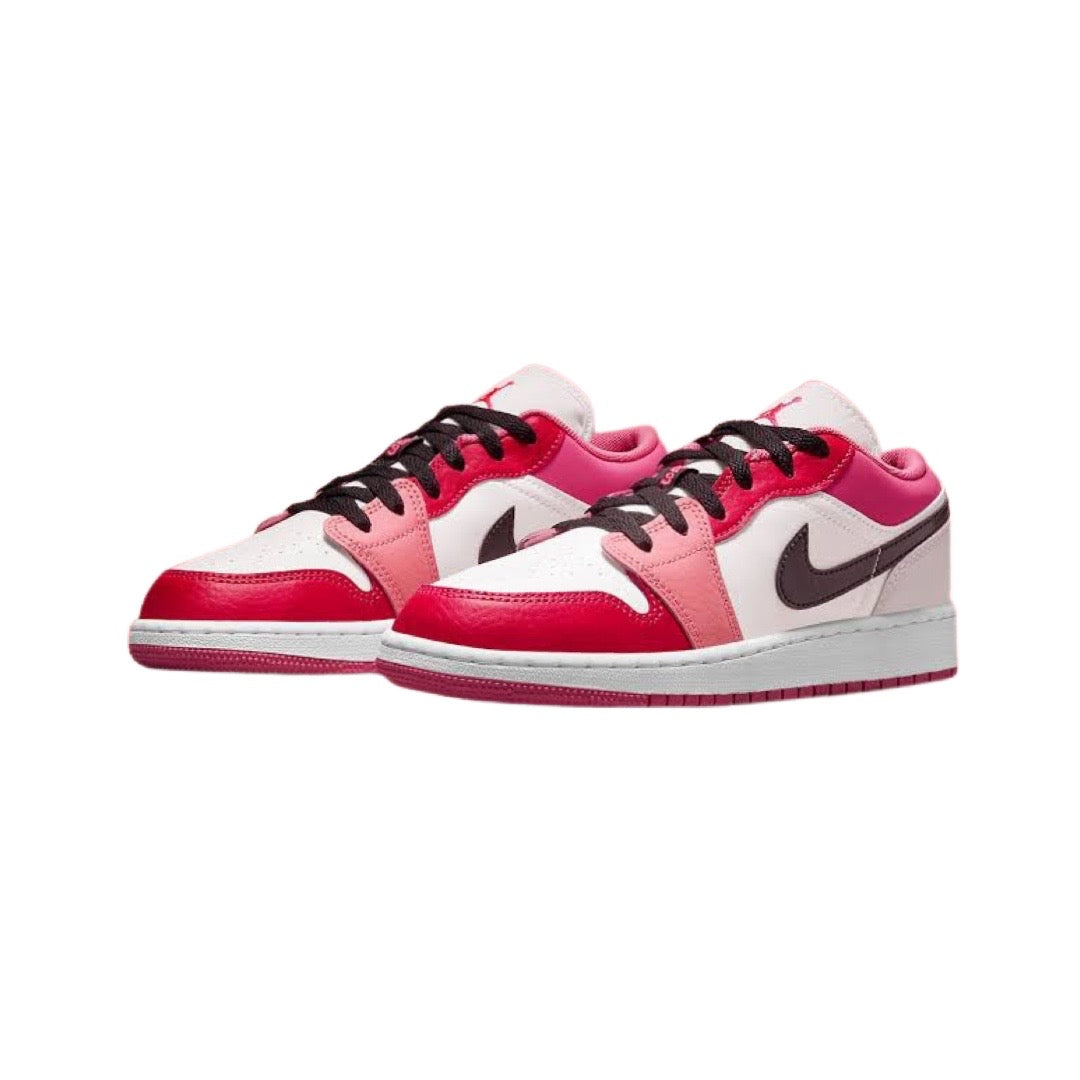 Air Jordan 1 Low GS White Pinksicle Pink Red White