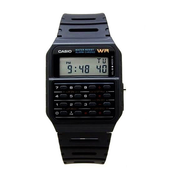 Casio Digital Watch Calculator Black
